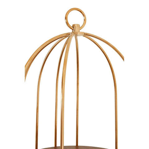 Rose Gold Birdcage Bookshelf