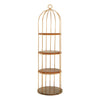 Rose Gold Birdcage Bookshelf