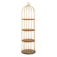 Rose Gold Birdcage Bookshelf