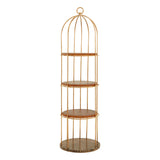Rose Gold Birdcage Bookshelf