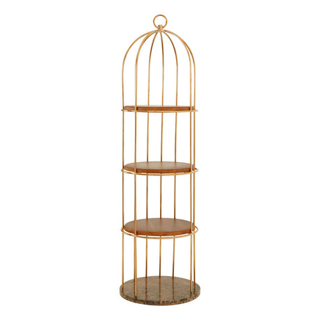 Rose Gold Birdcage Bookshelf