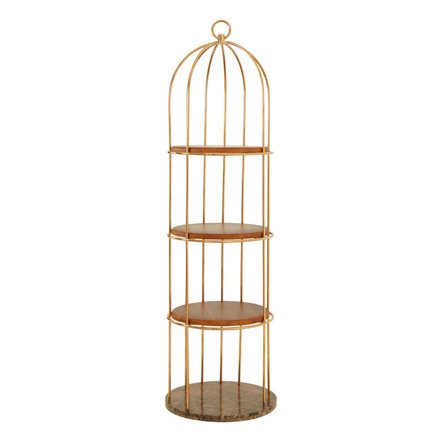 Rose Gold Birdcage Bookshelf