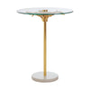 Leafy Glass Side Table