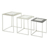 Antique Glass Nesting Tables