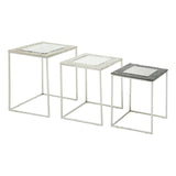 Antique Glass Nesting Tables