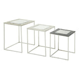 Antique Glass Nesting Tables