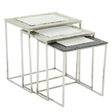 Antique Glass Nesting Tables