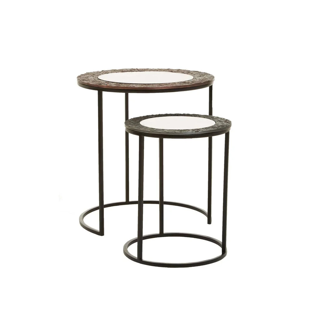 Antique Copper Nesting Tables
