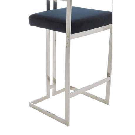 Luxe Velvet Bar Stool