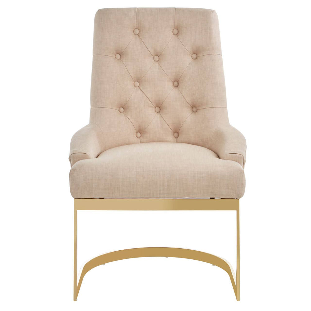 Luxe Linen Dining Chair