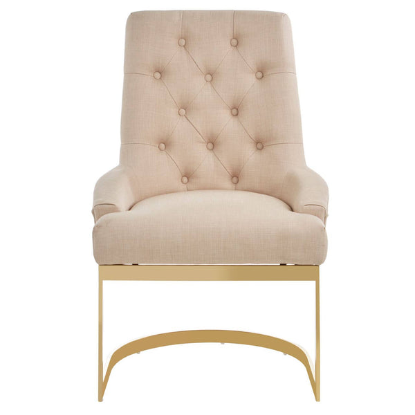 Luxe Linen Dining Chair
