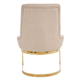 Luxe Linen Dining Chair