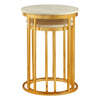 Marble Linear Side Table Set