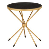 Marble Hourglass Side Table