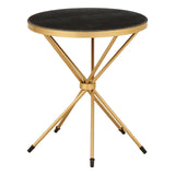 Marble Hourglass Side Table