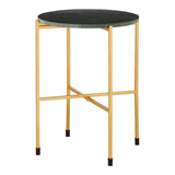 Green Marble Side Table