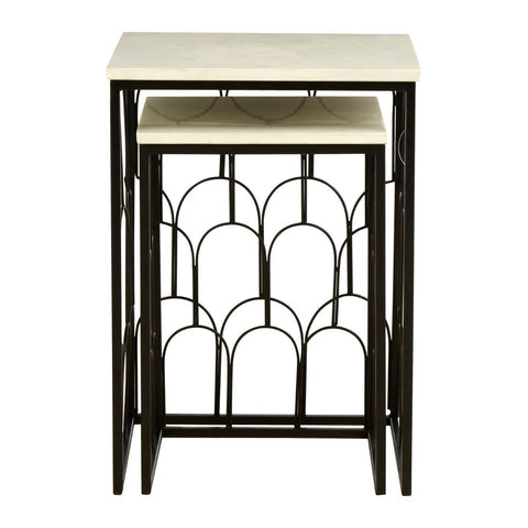 Templar Marble Nested Tables