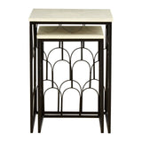 Templar Marble Nested Tables