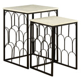 Templar Marble Nested Tables