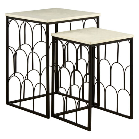 Templar Marble Nested Tables