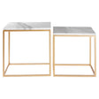 Marble Cuboid Side Tables