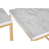 Marble Cuboid Side Tables