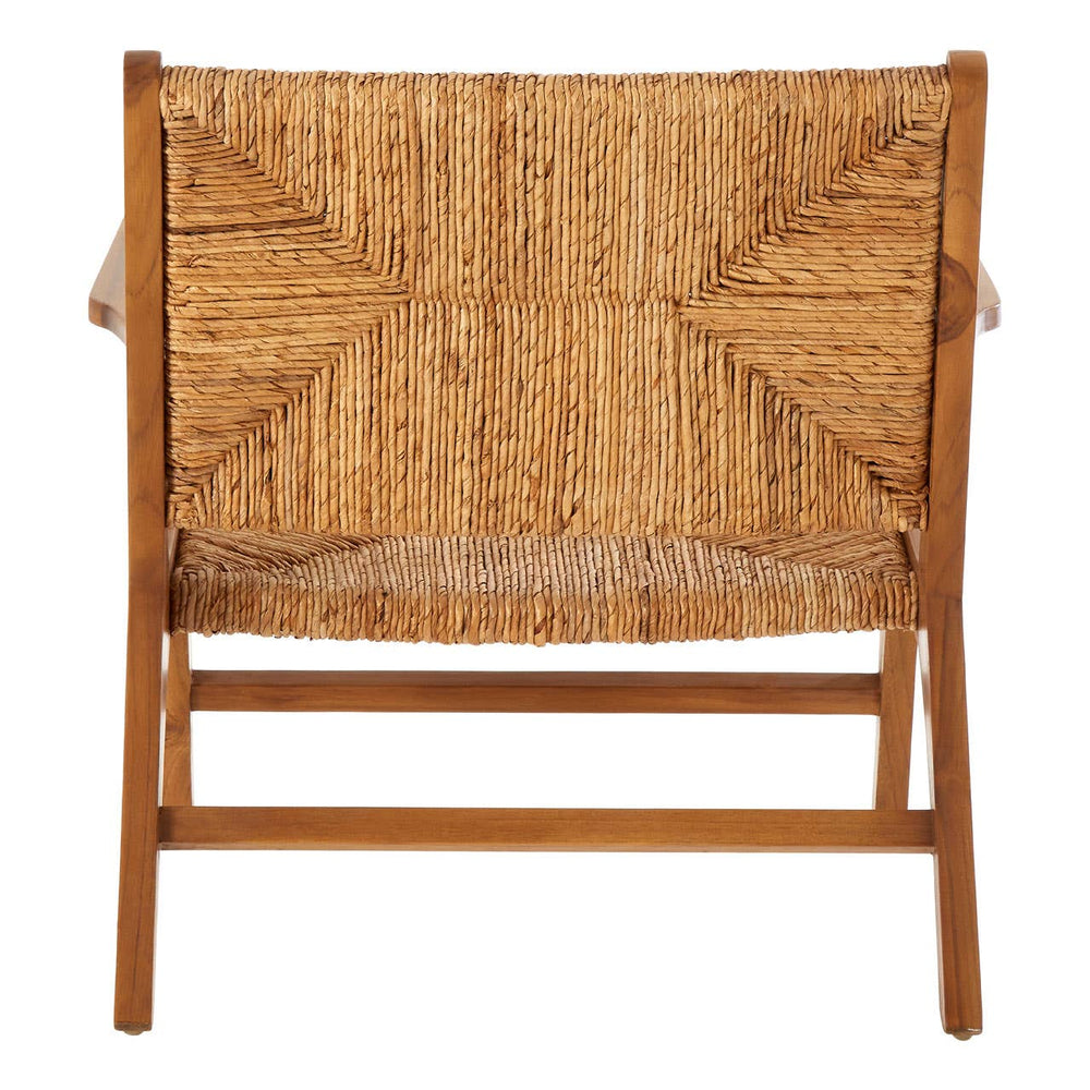 Organic Rattan Teak Armchair