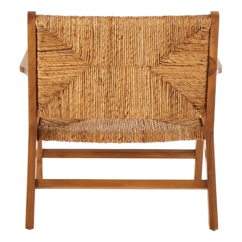 Organic Rattan Teak Armchair