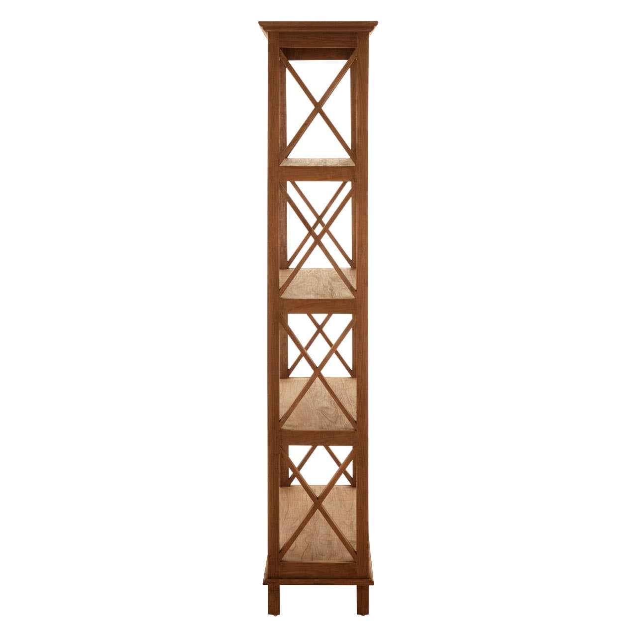 Teak Wood 4 Tier Shelf