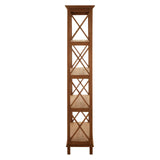Teak Wood 4 Tier Shelf