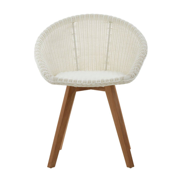 Coastal Rattan Accent Chair