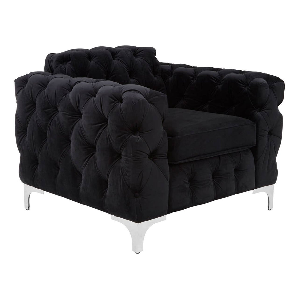 Luxe Quilted Accent Chair