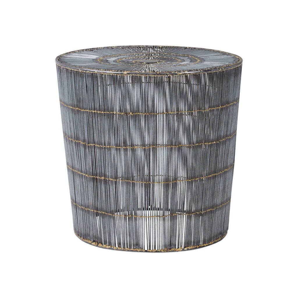 Bamboo Silver Wireframe Table