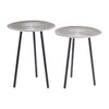 Rustic Nickel Side Tables