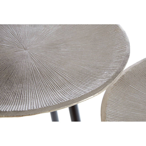 Rustic Nickel Side Tables