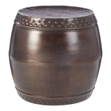 Rustic Barrel Style Side Tables