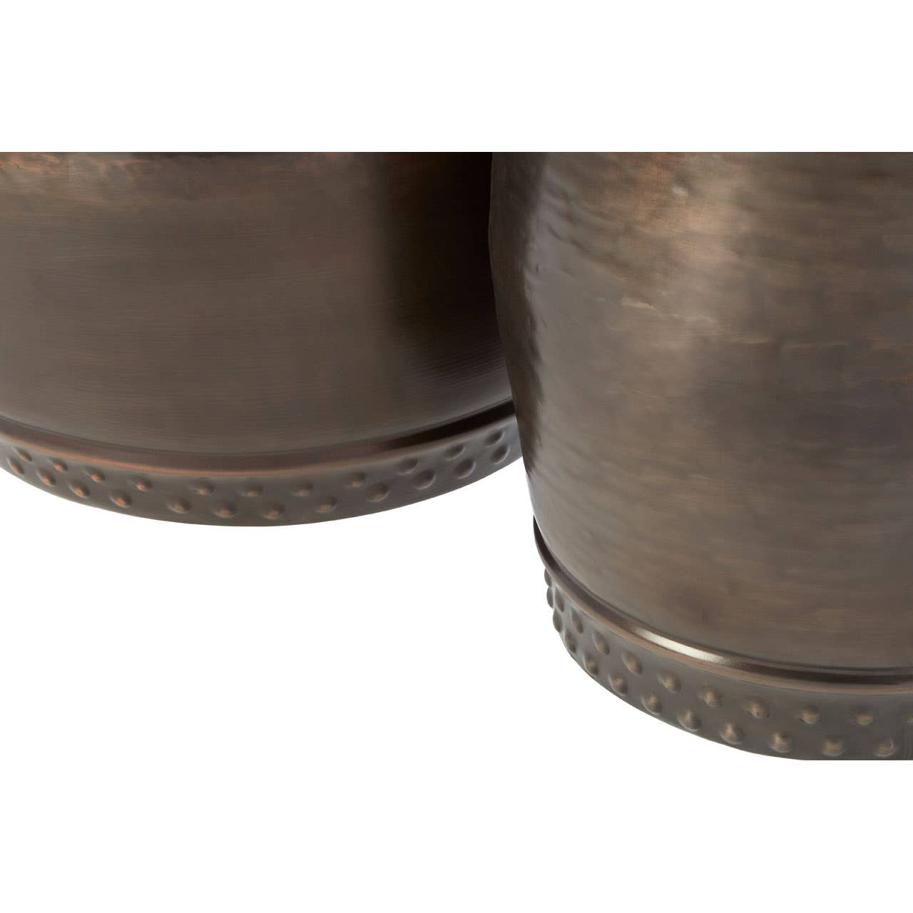 Rustic Barrel Style Side Tables