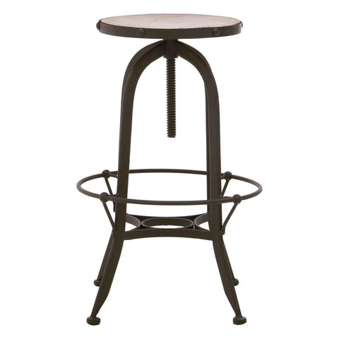 Marble Iron Bar Stool