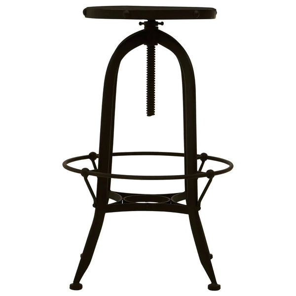 Marble Top Iron Bar Stool