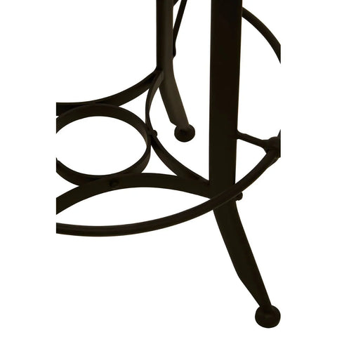 Marble Top Iron Bar Stool