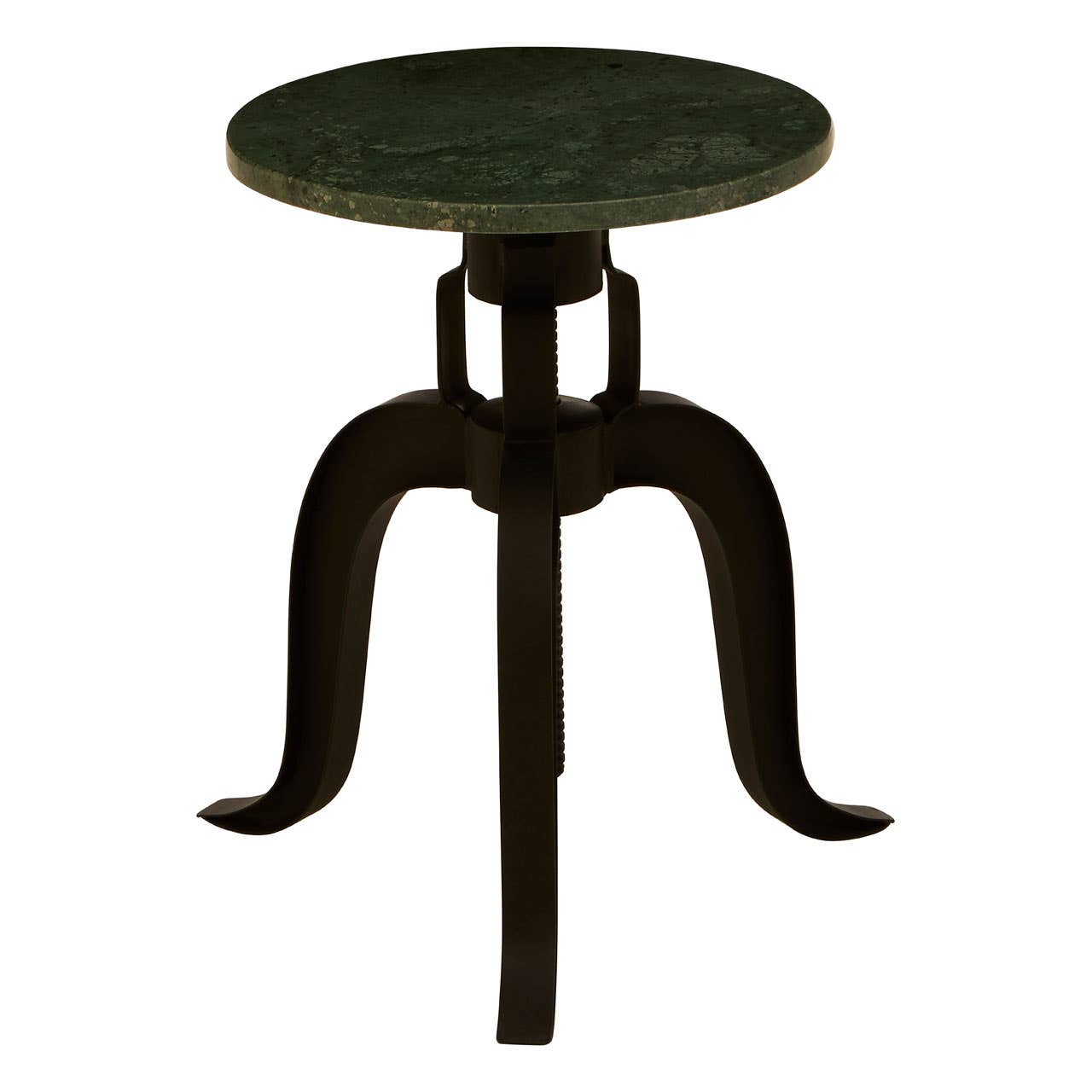 Green Marble Adjustable Bar Stool