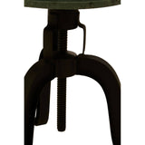 Green Marble Adjustable Bar Stool