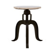 Marble Top Adjustable Bar Stool