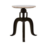 Marble Top Adjustable Bar Stool