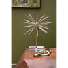 Walnut Geometric Side Table