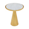 Golden Marble Side Table