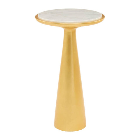 Golden Marble Side Table