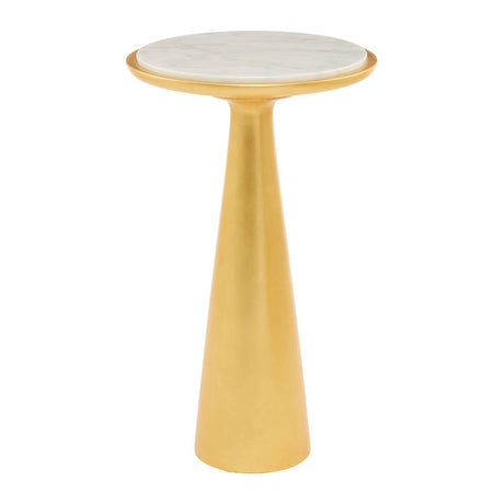 Golden Marble Side Table