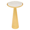 Golden Marble Side Table