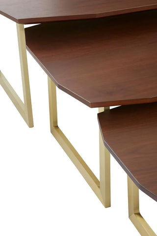 Walnut Trio Side Tables